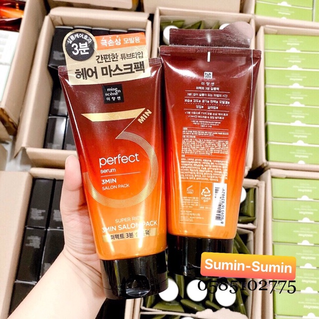 [SẴN] Serum dầu xả ủ tóc Miseen Sciene Perfect Serum 3MIN Salon Mask Pack | BigBuy360 - bigbuy360.vn