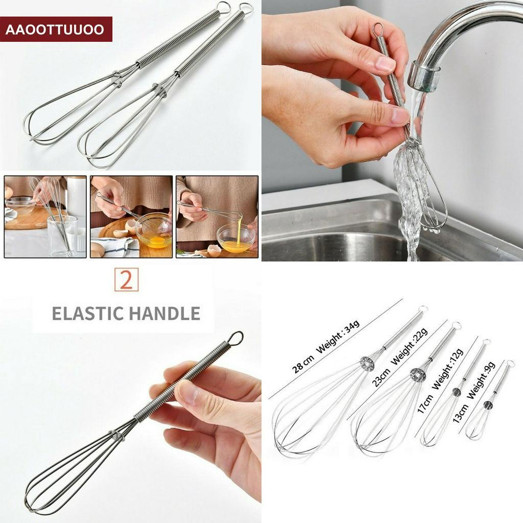 Dụng cụ đánh trứng bằng thép không gỉ tiện lợi