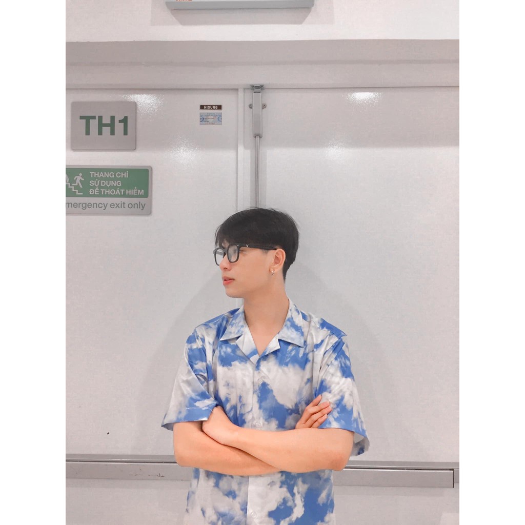 [FULLTAG CHÍNH HÃNG] Áo sơ mi tay ngắn họa tiết Vân Mây Cloud Fulltag Mende tay lỡ [ FORM UNISEX ]| CHUẨN CAO CẤP 1:1 | BigBuy360 - bigbuy360.vn