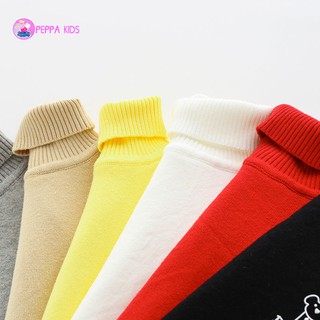 Áo len cổ lọ 7 phân Peppa Kids ấm áp