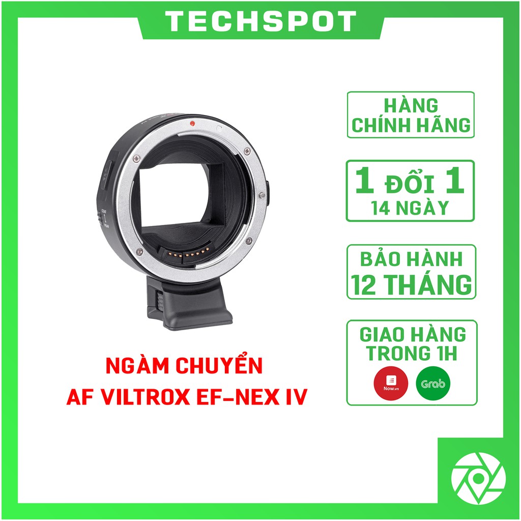 Ngàm chuyển AF Viltrox EF-NEX IV ( Để sử dụng ống canon trên thân máy Sony )