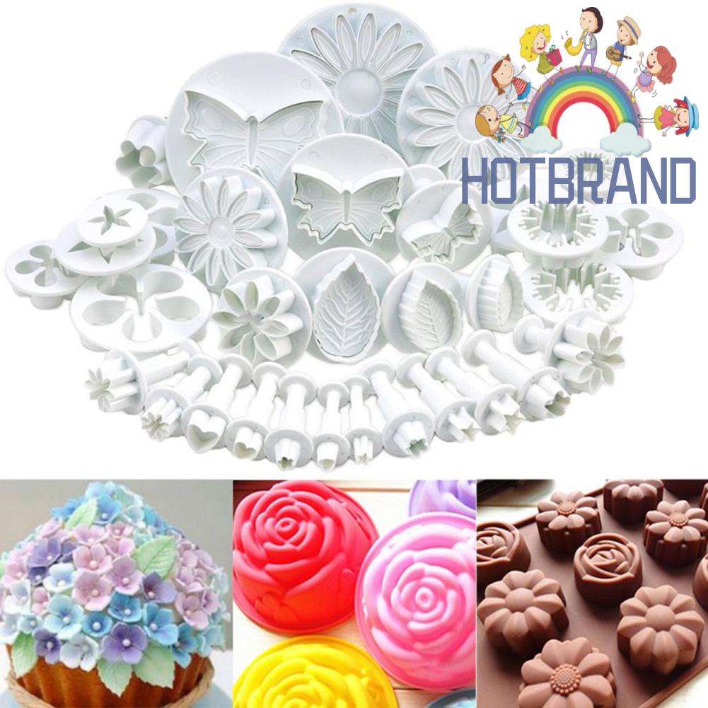 Khuôn Nhựa Làm Kẹo Đường Hình Hoa Trang Trí Bánh