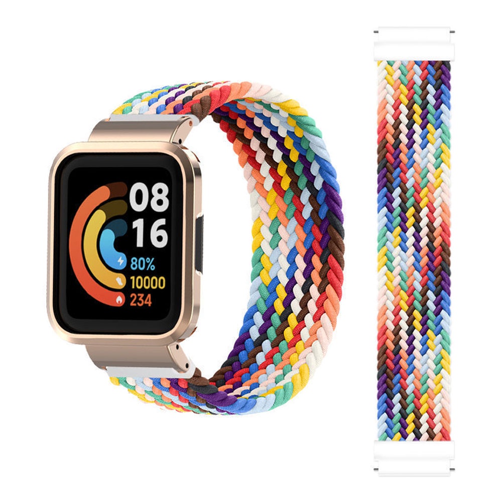 Dây Đeo Sợi Nylon Co Giãn Cho Đồng Hồ Xiaomi Mi Watch Lite / Redmi Watch 2 / Redmi Watch 2 Lite