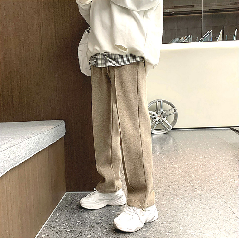 Quần dài nam ống rộng phong cách thời trang Hàn Quốc chất lượng cao