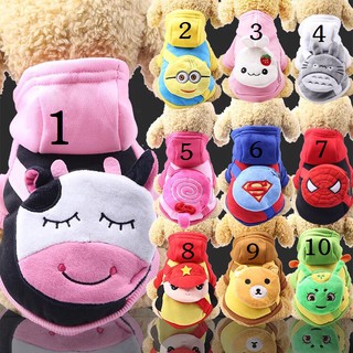 Áo chó mèo thú cưng ba lô được chọn mẫu đủ size chất nỉ co giãn không nhăn xù