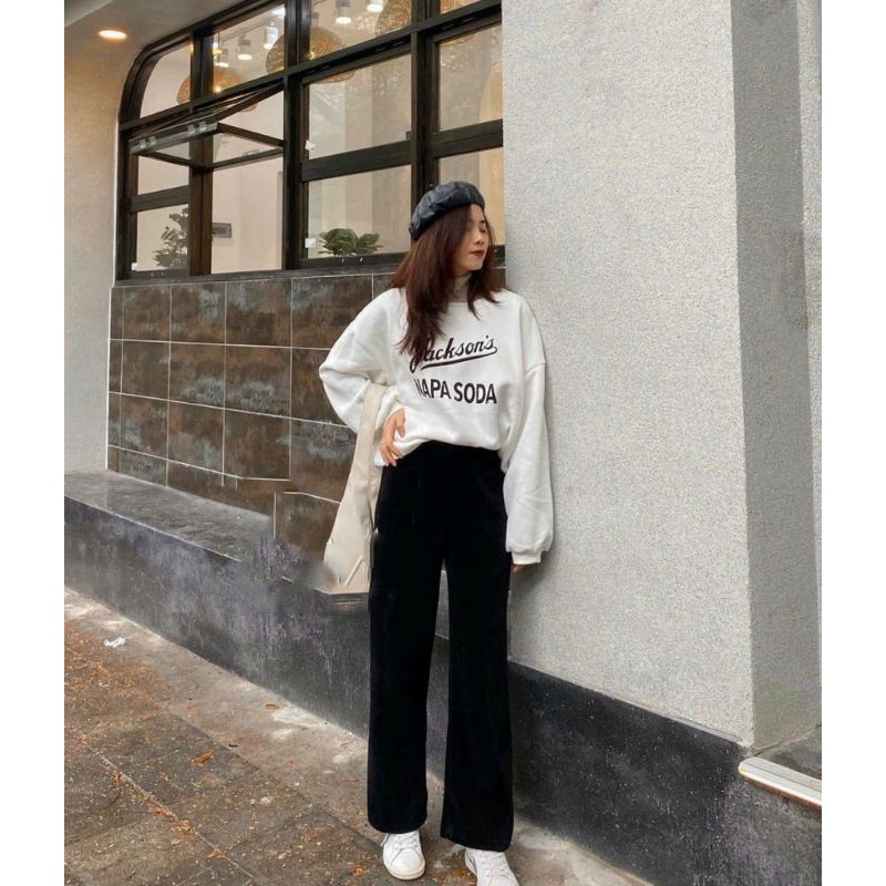 [Corn9] ÁO NỈ TAY DÀI