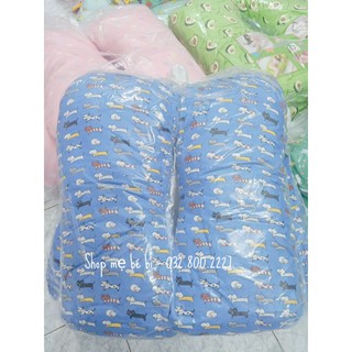 Gối chữ u cao cấp cho bà bầu ( vỏ cotton )