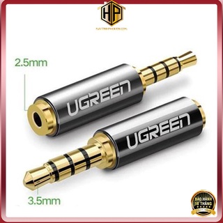 Ugreen 20502 - Đầu chuyển đổi 3.5mm dương sang 2.5mm âm chính hãng