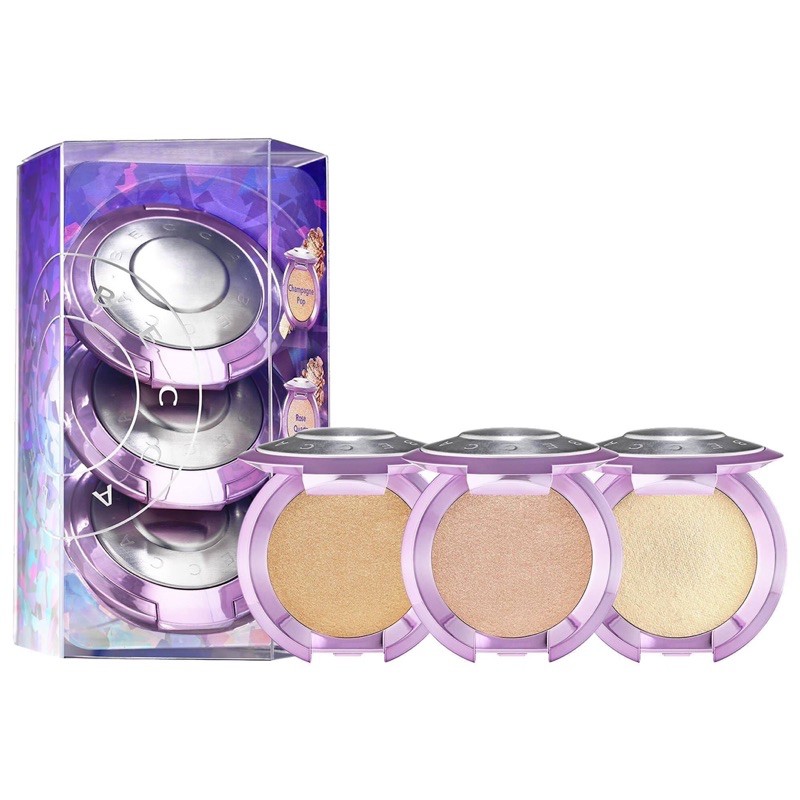 <sẵn - Không táh> Set Bắt sáng Highlight Becca Barbie Ferreira Prismatica