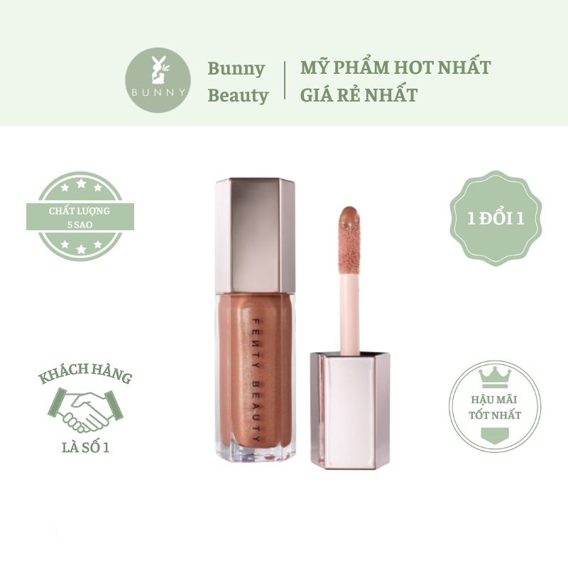 Son bóng FENTY BEAUTY by Rihanna Gloss Bomb Cream Color Drip Lip Cream Bunny Beauty hàng đủ bill