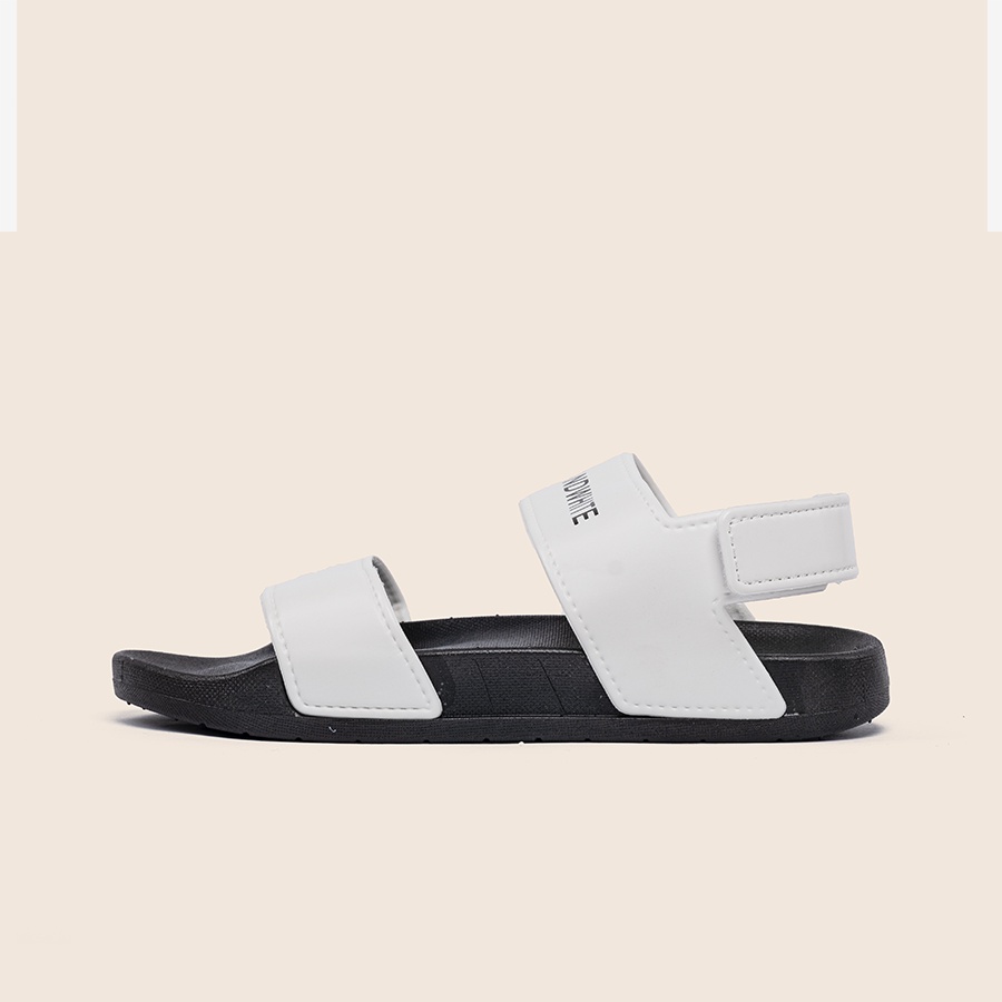 Giày Sandal nữ giayBOM quai ngang khóa dán đế cao 3 cm S01