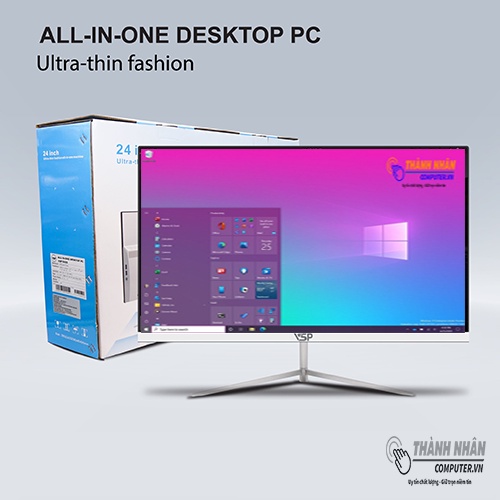 Máy tính ALL-IN-ONE VSP-24G600 Intel thế hệ 4 & thế hệ 6 Ram 4 - 8Gb SSD 120Gb - 240Gb