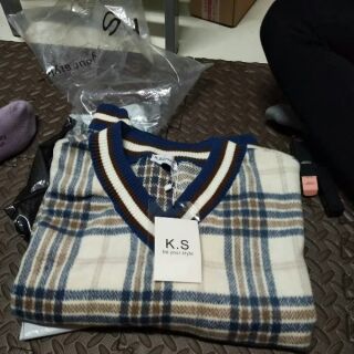 [ Order]  Áo len kẻ ulzzang oversize ( kèm ảnh thật sau)