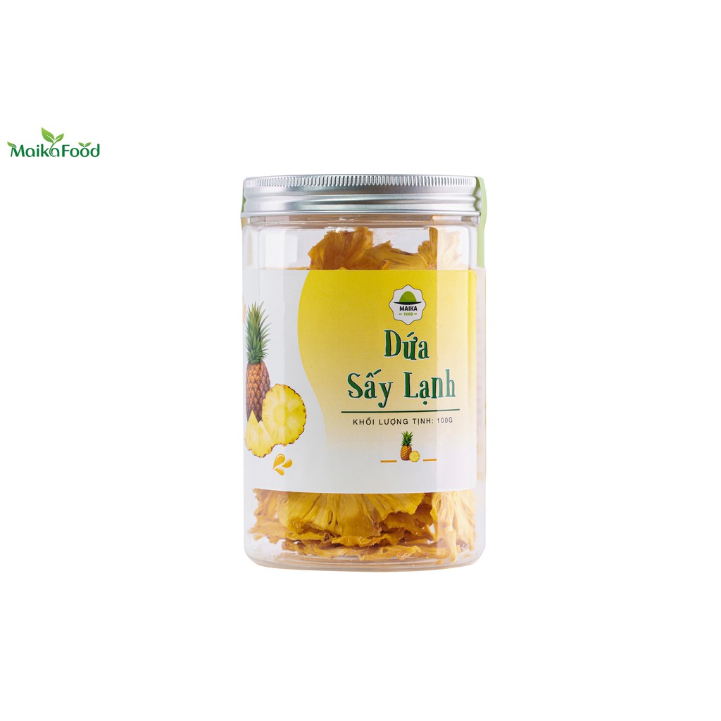 Dứa Sấy Lạnh Maika Food 100gr - Ăn vặt/Detox/Kento/Giảm Cân/Vitamin Không Đường | BigBuy360 - bigbuy360.vn