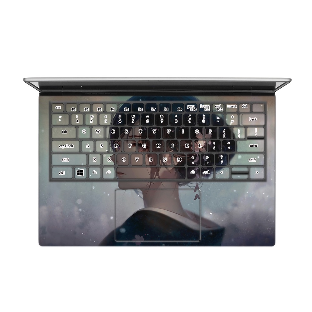 Skin Laptop In Hình Kimono Dành Cho Các Dòng Máy Dell Hp Asus Msi Acer Lenovo Macbook Theo Yêu Cầu