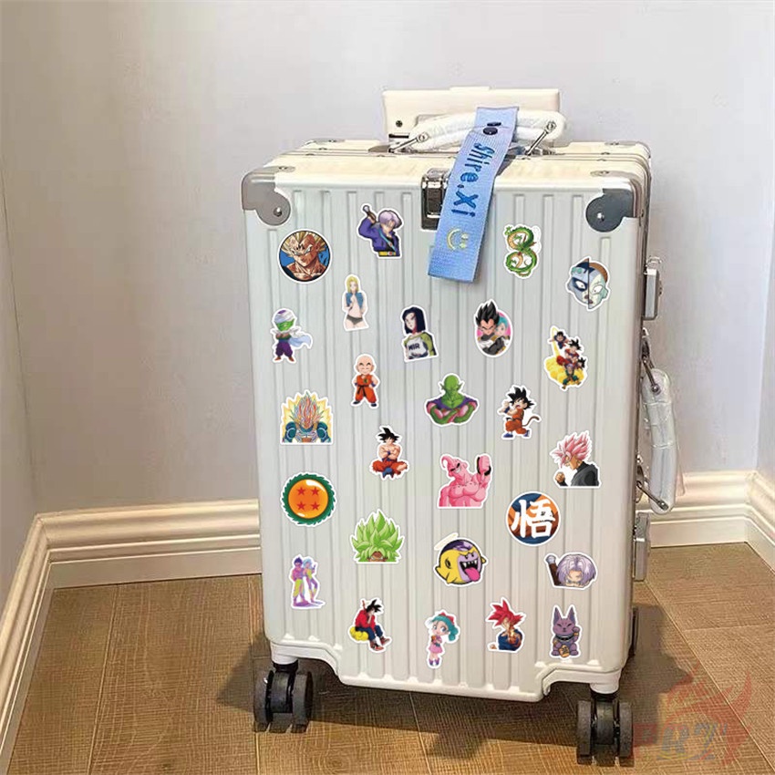 56 Cái / Bộ ☆ Sticker Dán Hình Dragon Ball ☆ Sticker Dán Tường Chống Thấm Nước Thời Trang
