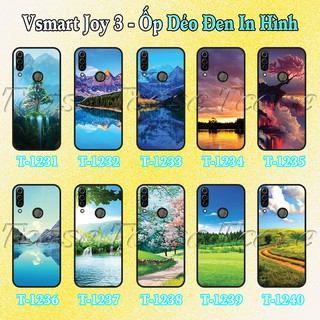 Ốp lưng Vsmart Joy 3 dẻo đen in hình Phong Cảnh siêu đẹp