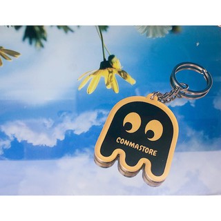 Móc khoá trang trí mica Conmastore Pacman cute lạc lối 👻👻