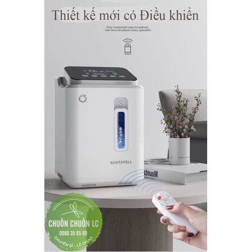 Máy tạo Oxy gia đình SANTAFELL 7 lít, gồm cả chức năng tạo Khí dung