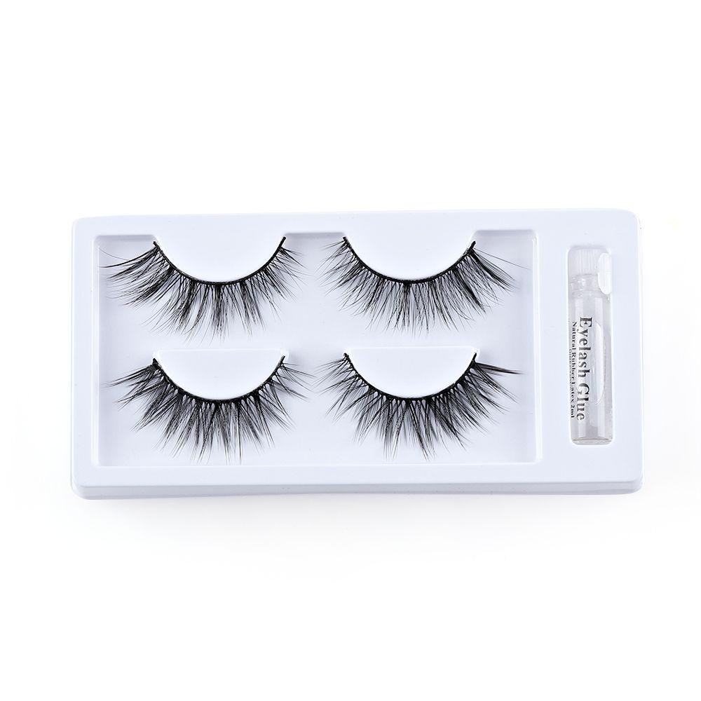 Set 2 Cặp Lông Mi Giả BSUNS SKONHED Kèm Keo Dán Có Thể Tái Sử Dụng