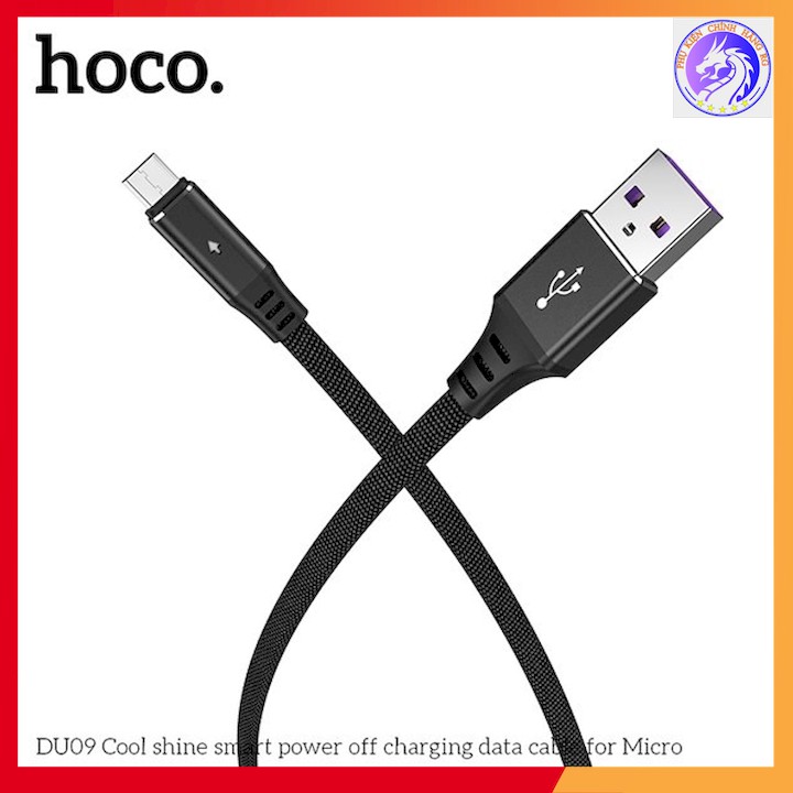 CÁP SẠC NHANH DÂY DÙ TỰ NGẮT MICRO USB 5.0A HOCO DU09