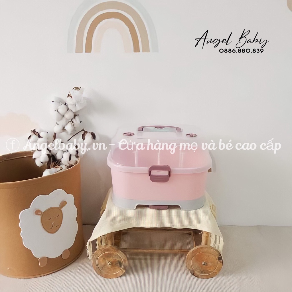 Khay Úp Bình Sữa Jupin Cao Cấp Có Van Thoát Khí