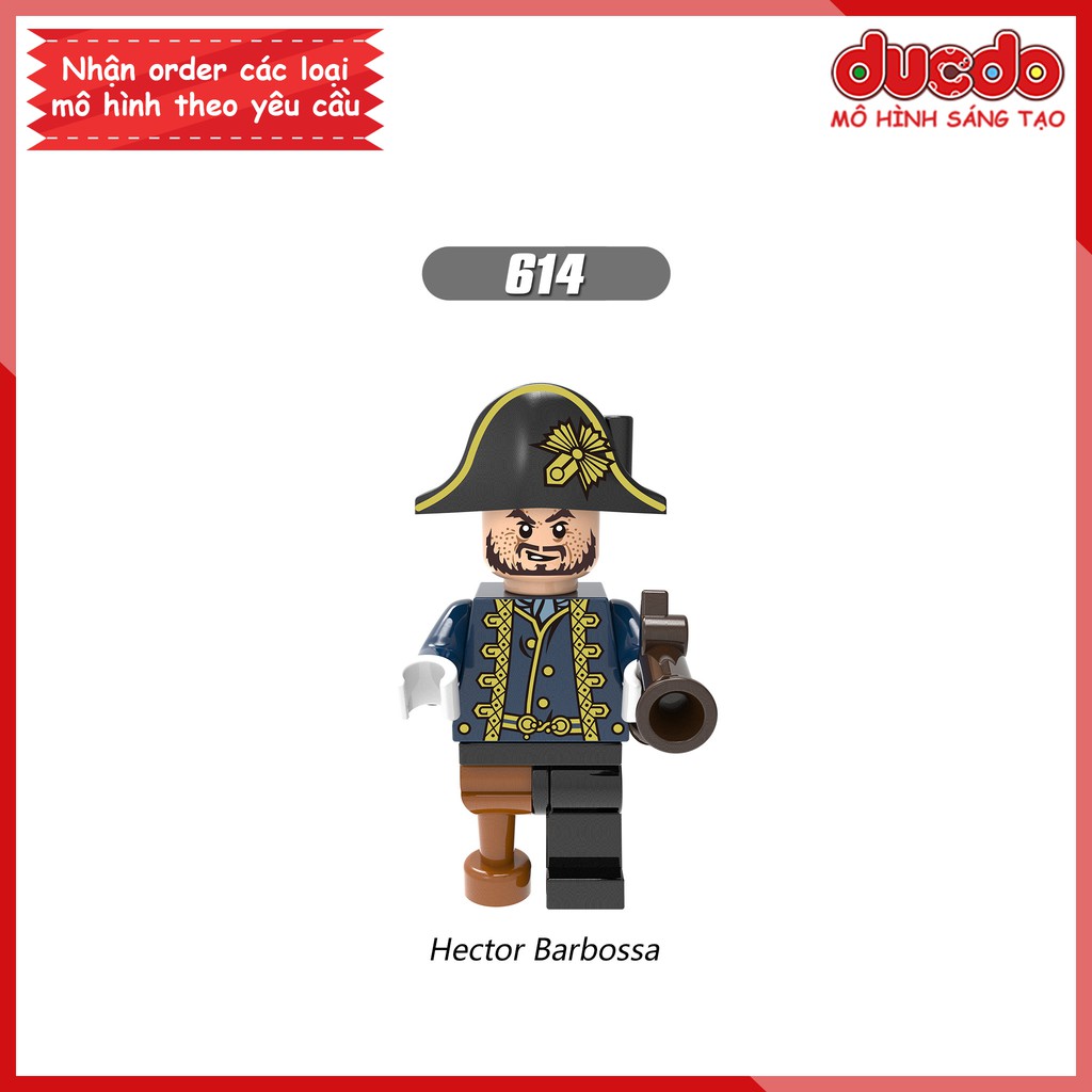 Minifigures các nhân vật cướp biển vùng Caribe tuyệt đẹp - Đồ chơi Lắp ghép Xếp hình Mô hình Mini Xinh 0160