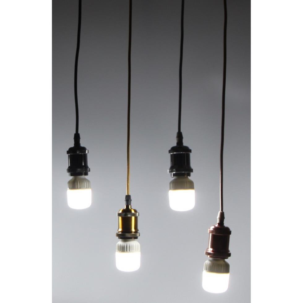 Bộ 8 dây đèn thả cổ điển bóng đèn led búp trụ trang trí 5w