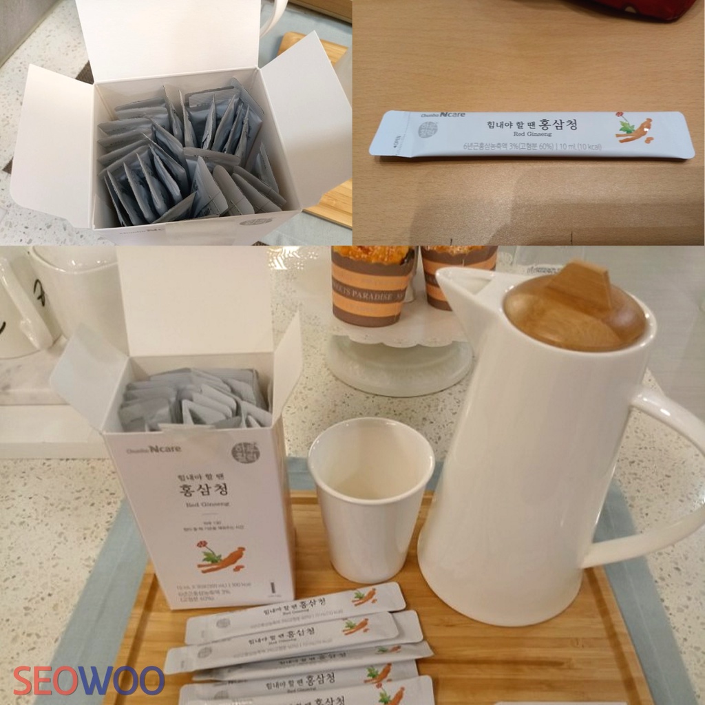 30 gói / Nước hồng sâm chăm sóc sức khỏe ChunhoNCare Korea / Made in Korea