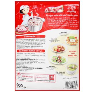Hạt Nêm Aji -ngon 900g