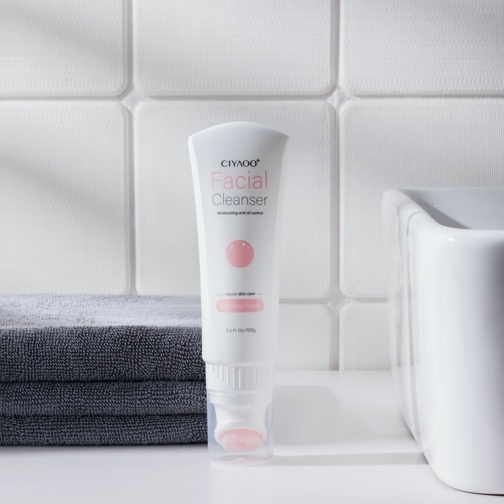 💝FREESHIP💝 Sữa Rửa Mặt Sạch Sâu, Giảm Mụn Đầu Đen CIYAOO + Kèm Đầu Massage Mặt Silicon 100g | BigBuy360 - bigbuy360.vn