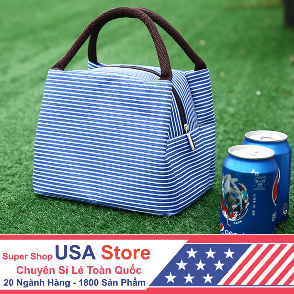 Bộ Hộp Đựng Cơm Giữ Nhiệt Chia 3 Ngăn Bento Cute - Cốc Canh - Túi Ăn Trưa Văn Phòng - Cà Mèn Thìa Đũa