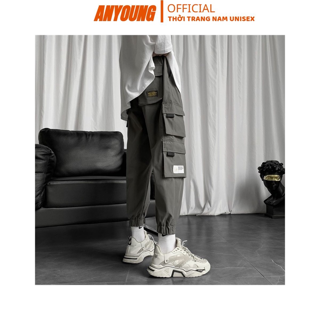 [VIDEO THẬT 100%]    Quần Jogger Nam túi hộp đính logo đơn giản vẫn cực chất,nhiều màu chuẩn form