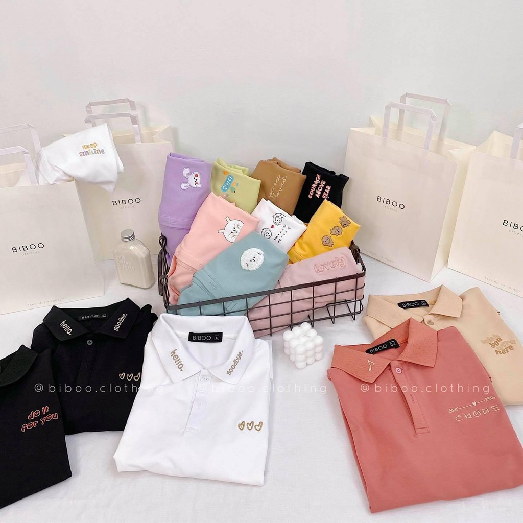 ] Áo POLO THÊU SIÊU DỄ THƯƠNG ( CÓ ẢNH THẬT ) --- [ Xưởng Sỉ Supo ]