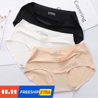 Combo 3 và combo 5 quần lót đúc su thông hơi màu da - tohudu ql11