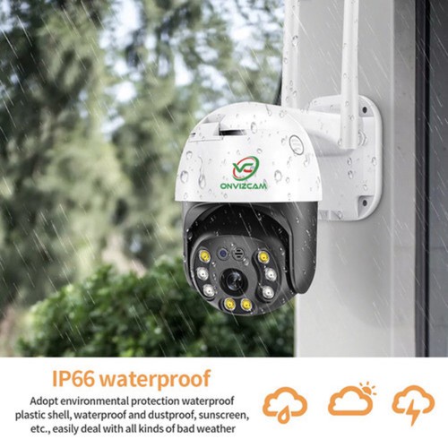 Camera WIFI PTZ ONVIZCAM HK30 3.0MP Siêu Nét, Xoay 360, Đàm Thoại 2 Chiều