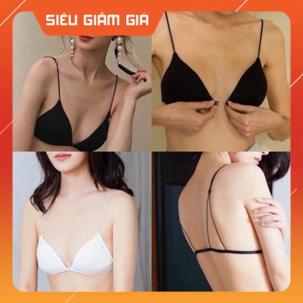 Áo Bra 2 Dây Mảnh Chất Liệu Cotton Thoáng Mát Siêu Sexy 2099