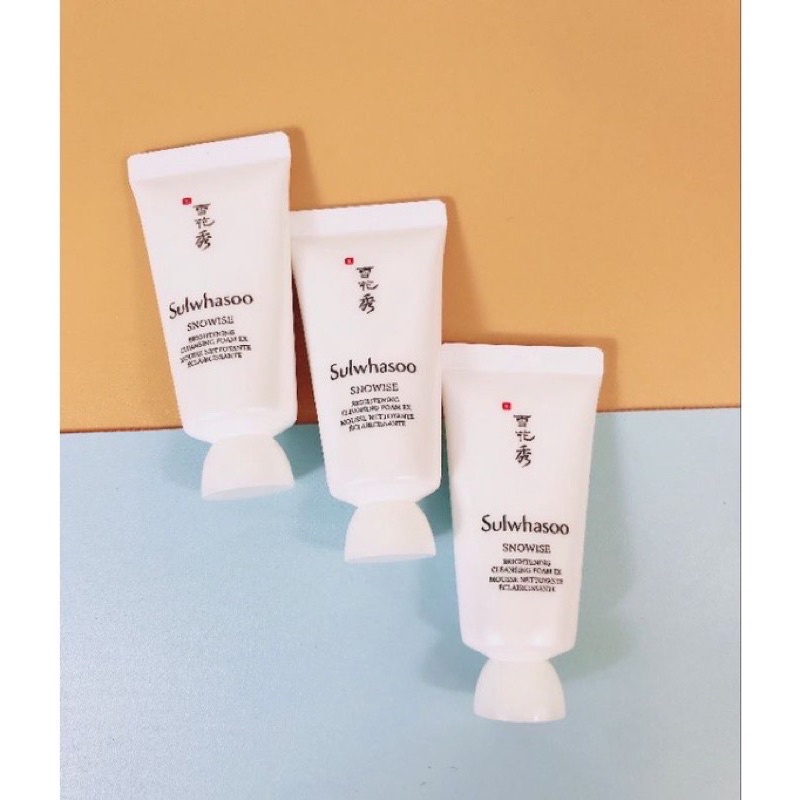 [30ml] Sữa rửa mặt bạch sâm Sulwhasoo làm trắng da mờ thâm nám.