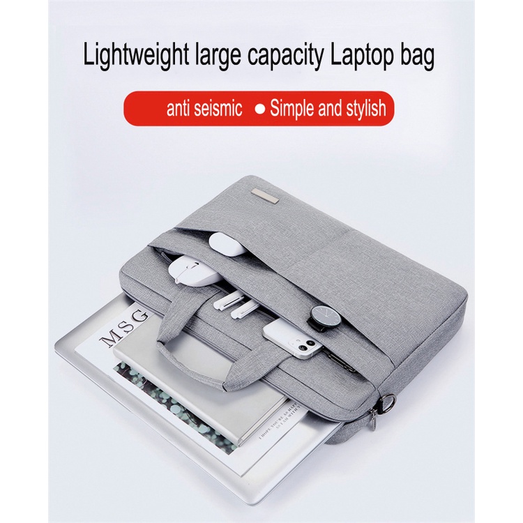 Túi đựng laptop chống nước 13 14 15 15.6 17.3 inch thích hợp cho Macbook Air Pro HP Huawei Asus Dell