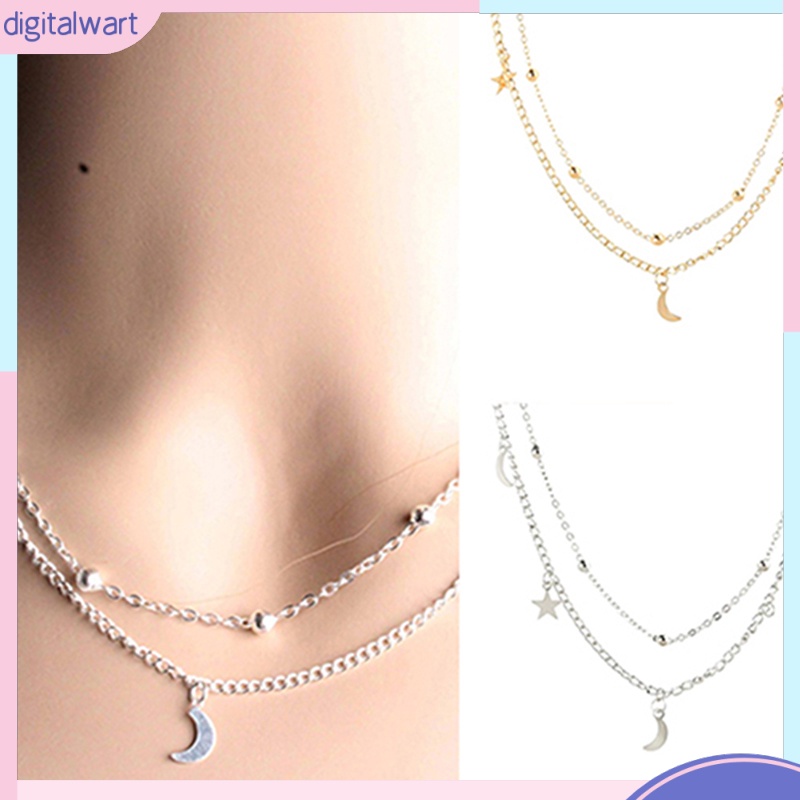 Vòng Cổ Nhiều Lớp Mặt Ngôi Sao Thời Trang