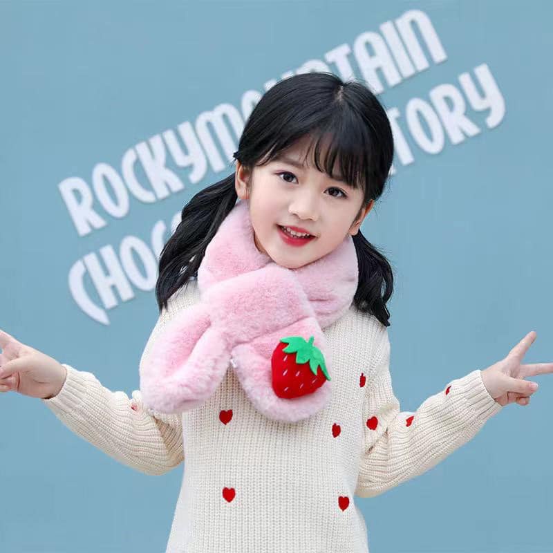 Khăn quàng cổ 3D họa tiết dễ thương, khăn mềm mịn, giữ ấm cho bé