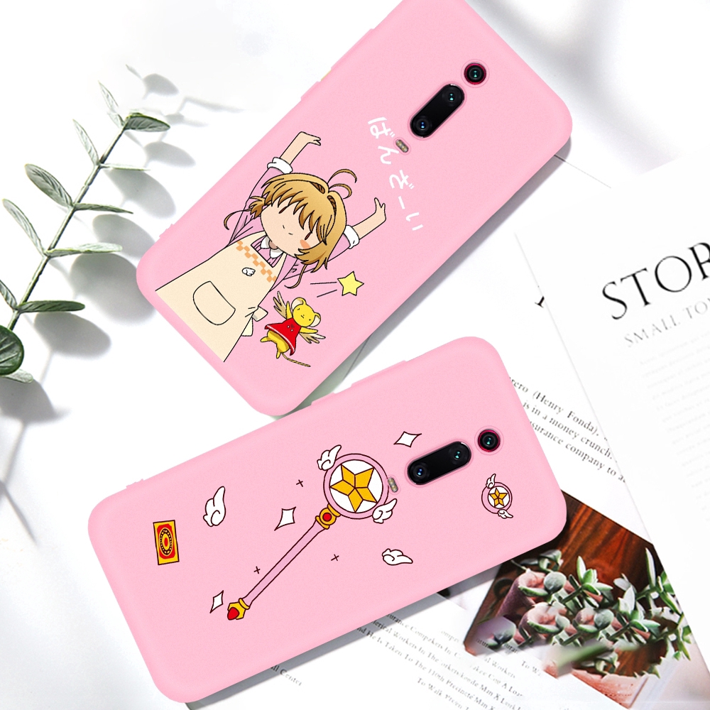 Moka Sakura Pattern TPU Phone Case for Xiaomi Redmi Note 5 6 7 8 Pro 6A 7A 7 K20 Pro Sweet Girls Painted Shell | BigBuy360 - bigbuy360.vn