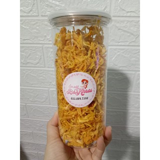 KHÔ GÀ BƠ TỎI HŨ 300G LOẠI NGON