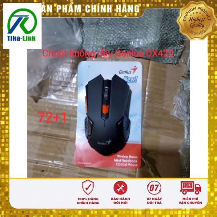 chuột không dây (Xả Kho) chuột máy tính không dây Genius DX420 Gía Sỉ=Gía Lẻ