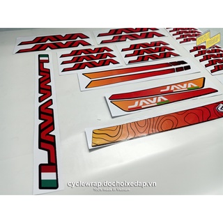 Tem decal dán sườn xe đạp gấp JAVA CL2 | JAVA Folding Decal | CycleWrap
