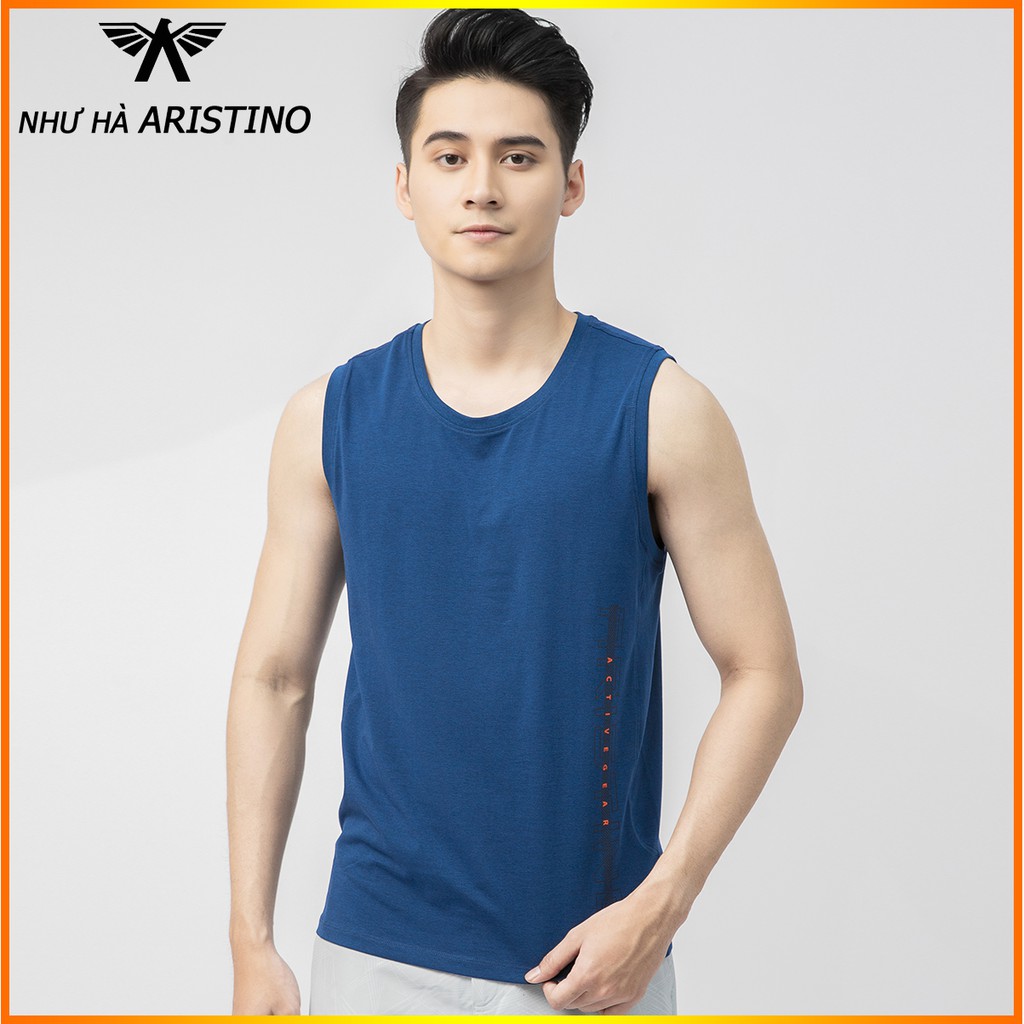 Áo Ba Lỗ Basic Aristino ATT010s1 còn S/M/L/XL/XXL Regular
