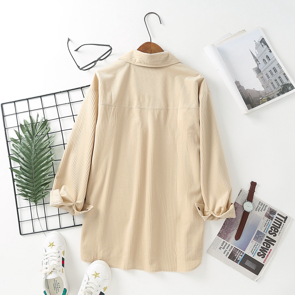 Áo Sơ Mi Dài Tay Phong Cách Cổ Điển Thanh Lịch Dành Cho Nữ