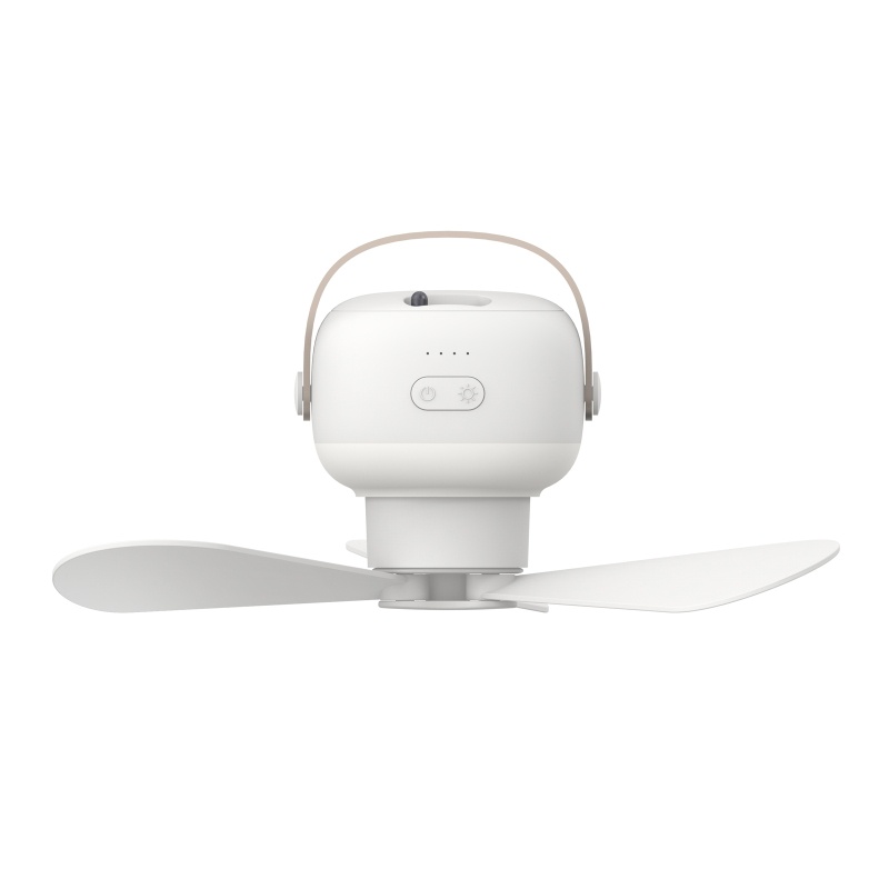 Quạt Trần USB 10inch Có Đèn Dùng Cho Giường Ngủ