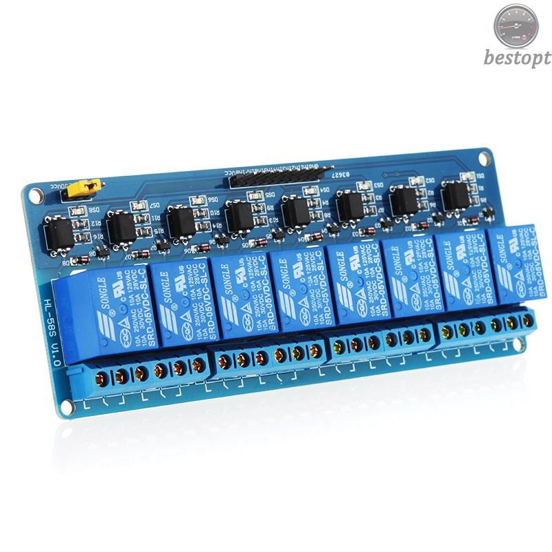 B&O 5V Active Low 8 Channel Relay Module Board for Arduino PIC AVR MCU DSP ARM