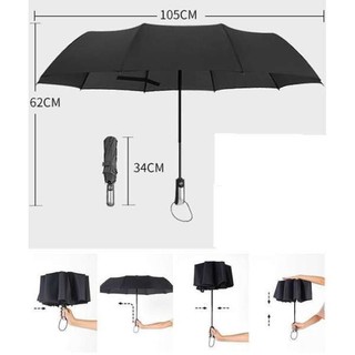 Ô Tự Động Gấp Gọn Đóng Mở 2 Chiều [ Hàng 10 Nan ]